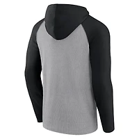 Sweat à capuche Fanatics Charbon/Noir Las Vegas Raiders Under Center pour hommes