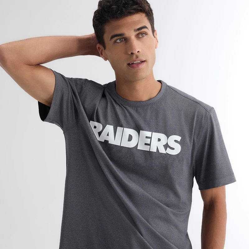 Men's Fanatics Light Blue Las Vegas Raiders Clutch T-Shirt