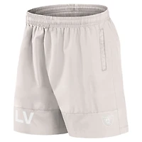 Men's Fanatics Cream Las Vegas Raiders Elements Shorts