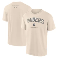 Men's Fanatics Cream Las Vegas Raiders Elements Weathered Tonal Future Ground T-Shirt