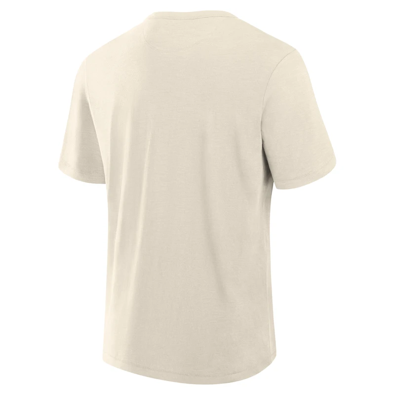Men's Fanatics  Cream Las Vegas Raiders Slub T-Shirt