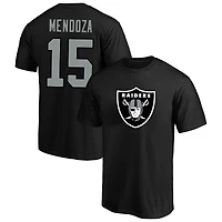 Men's Fanatics Fernando Mendoza Black Las Vegas Raiders Big & Tall Player Name Number T-Shirt