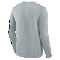 Men's Fanatics Gray Las Vegas Raiders Vision Long Sleeve T-Shirt
