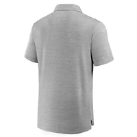 Men's Fanatics Heather Gray Las Vegas Raiders Clutch Polo