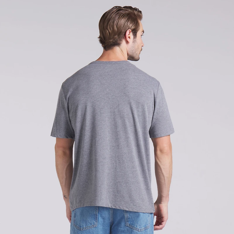 Men's Fanatics Heather Gray Las Vegas Raiders Pass Rush Tri-Blend T-Shirt