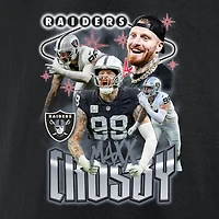 Men's Fanatics Maxx Crosby Black Las Vegas Raiders Notorious Player Graphic T-Shirt