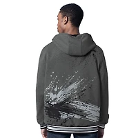 Men's G-III Sports by Carl Banks Black/Charcoal Las Vegas Raiders Dual Threat Reversable Full-Zip Hooded Jacket