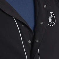 Men's G-III Sports by Carl Banks  Black Las Vegas Raiders Adaptive Home Team Magnetic Button-Up Top