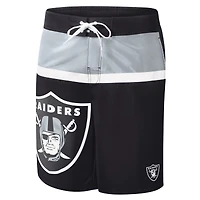 Men's G-III Sports by Carl Banks Black Las Vegas Raiders Sea Wind - Swim Trunks