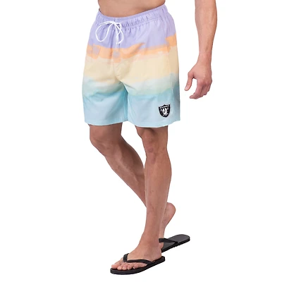 Short de volley G-III Sports by Carl Banks Las Vegas Raiders Perfect Game pour hommes