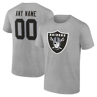 Men's Las Vegas Raiders Team Authentic Personalized Name & Number T-Shirt