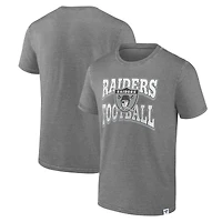 T-shirt anthracite chiné pour homme Force Out des Las Vegas Raiders