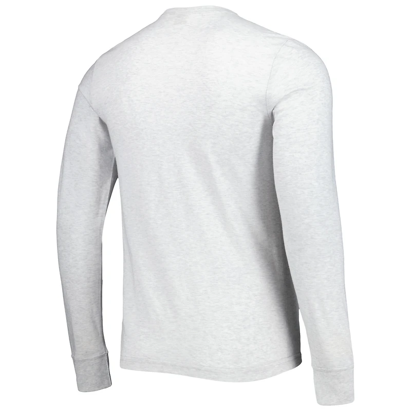 T-shirt à manches longues Tri-Blend Hyper Local Hommage Ash Las Vegas Raiders pour hommes