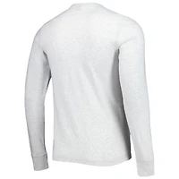 T-shirt à manches longues Tri-Blend Hyper Local Hommage Ash Las Vegas Raiders pour hommes