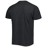 Hommage pour hommes Bo Jackson Heathered Heather Black Las Vegas Raiders Caricature Joueur retraité T-shirt triple mélange