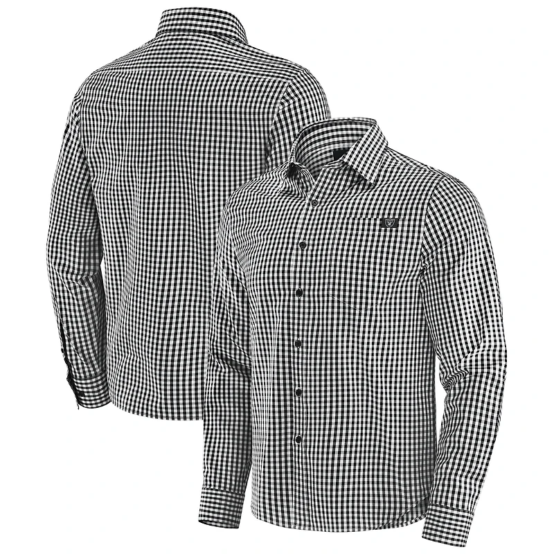 Men's J. Palmer Black Las Vegas Raiders Dual Threat Long Sleeve Button-Up Shirt