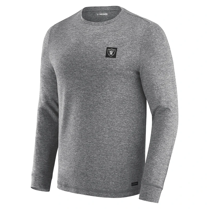 Men's J. Palmer Black Las Vegas Raiders Four Down Long Sleeve T-Shirt