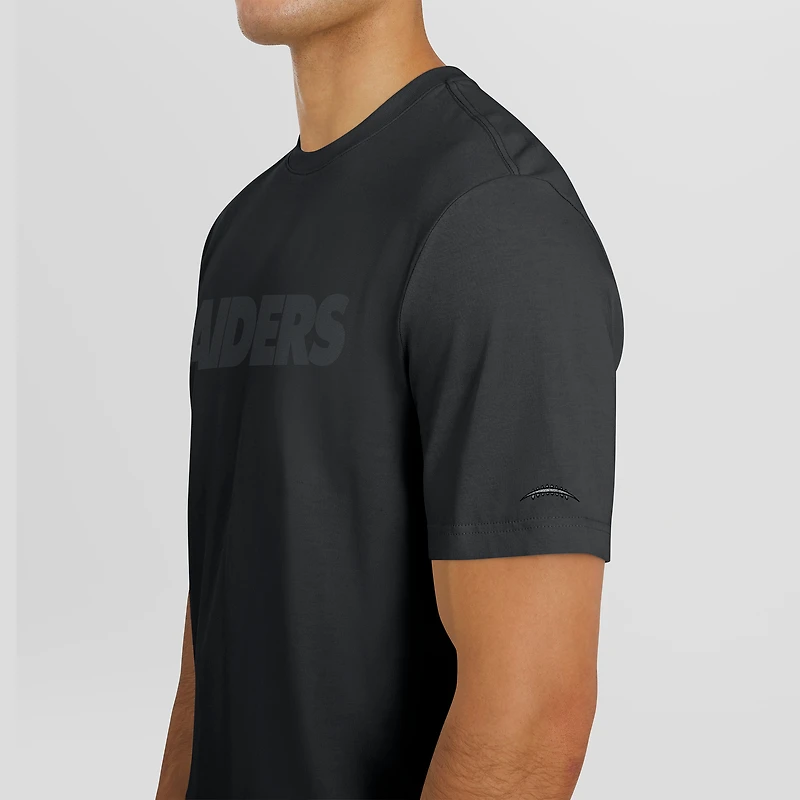 Men's J. Palmer  Black Las Vegas Raiders Play Action Tri-Blend Performance T-Shirt
