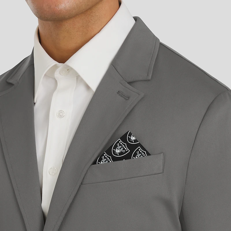 Men's J. Palmer Graphite Las Vegas Raiders Man-In-Motion Blazer