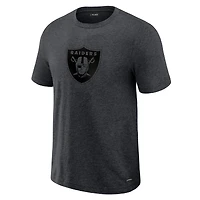 Men's J. Palmer  Graphite Las Vegas Raiders Players Lounge Tri-Blend T-Shirt