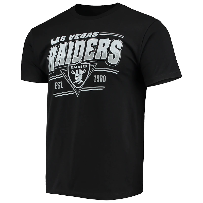 T-shirt noir pour hommes Junk Food Las Vegas Raiders