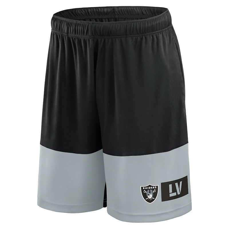 Short de sport noir avec logo pour homme des Las Vegas Raiders, le meilleur meilleurs