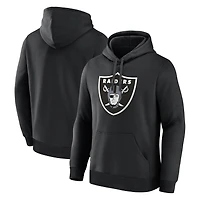 Men's Logo Athletic Black Las Vegas Raiders Primary Hoodie