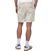 Short Amphib imprimé Monstera lavé au sable des Las Vegas Raiders Margaritaville pour hommes