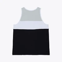 Men's Mitchell & Ness  Black/Silver Las Vegas Raiders Head Coach Tank Top