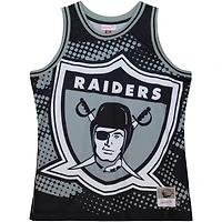 Men's Mitchell & Ness Black Las Vegas Raiders Big Face 7.0 Fashion Tank Top