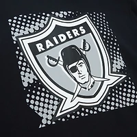 Men's Mitchell & Ness Black Las Vegas Raiders Gridiron Classics Big Face 7.0 Pullover Hoodie