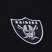 Men's Mitchell & Ness  Black Las Vegas Raiders Head Coach Mesh Full-Button Fashion Jersey