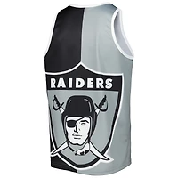 Débardeur pour homme Mitchell & Ness Bo Jackson Noir/Argent Las Vegas Raiders Retired Player Graphic