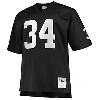 Maillot réplique Mitchell & Ness Bo Jackson noir des Raiders de Las Vegas, grandes tailles, 1988, joueur retraité, pour homme.