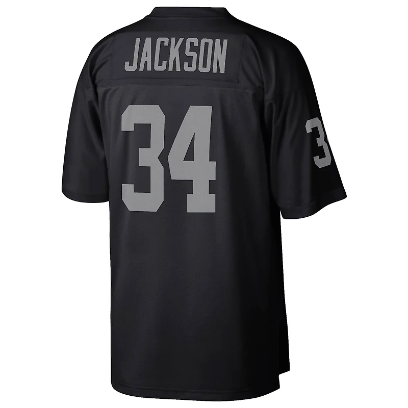 Maillot réplique Mitchell & Ness Bo Jackson noir Las Vegas Raiders Legacy pour hommes