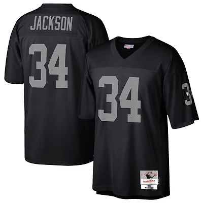 Men's Mitchell & Ness Bo Jackson Black Las Vegas Raiders Legacy Replica Jersey