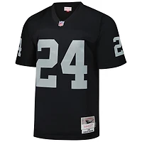 Maillot réplique noir Mitchell & Ness Charles Woodson des Las Vegas Raiders Legacy pour homme