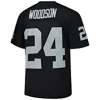 Maillot réplique noir Mitchell & Ness Charles Woodson des Las Vegas Raiders Legacy pour homme