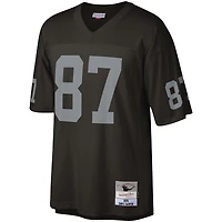 Maillot réplique Mitchell & Ness Dave Casper noir Las Vegas Raiders Legacy pour hommes