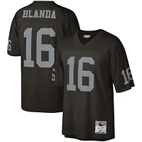 Maillot réplique Mitchell & Ness George Blanda noir Las Vegas Raiders Legacy pour hommes