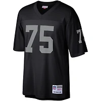 Maillot réplique Mitchell & Ness Howie Long noir Las Vegas Raiders Legacy pour hommes