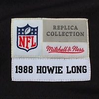 Maillot réplique Mitchell & Ness Howie Long noir pour hommes des Las Vegas Raiders, joueur retraité Legacy