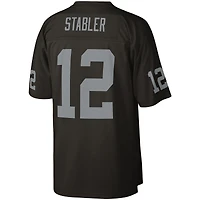 Men's Mitchell & Ness Ken Stabler Black Las Vegas Raiders Legacy Replica Jersey