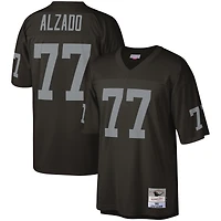 Maillot réplique Mitchell & Ness Lyle Alzado noir Las Vegas Raiders Legacy pour hommes