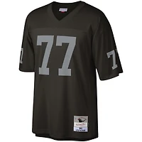 Maillot réplique Mitchell & Ness Lyle Alzado noir Las Vegas Raiders Legacy pour hommes