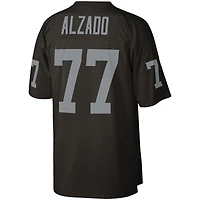 Maillot réplique Mitchell & Ness Lyle Alzado noir Las Vegas Raiders Legacy pour hommes