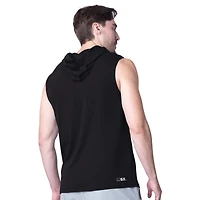 Men's MSX by Michael Strahan Black Las Vegas Raiders Action Sleeveless Pullover Hoodie