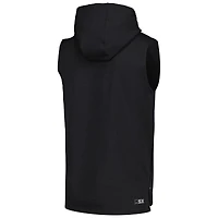 Men's MSX by Michael Strahan Black Las Vegas Raiders Marathon Sleeveless Pullover Hoodie