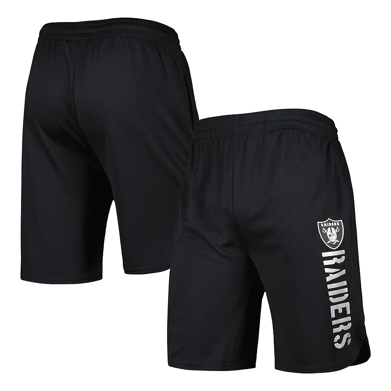 Short d'équipe MSX by Michael Strahan noir des Las Vegas Raiders pour hommes