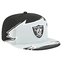 Men's New Era  Black/Gray Las Vegas Raiders Break 59FIFTY Fitted Hat